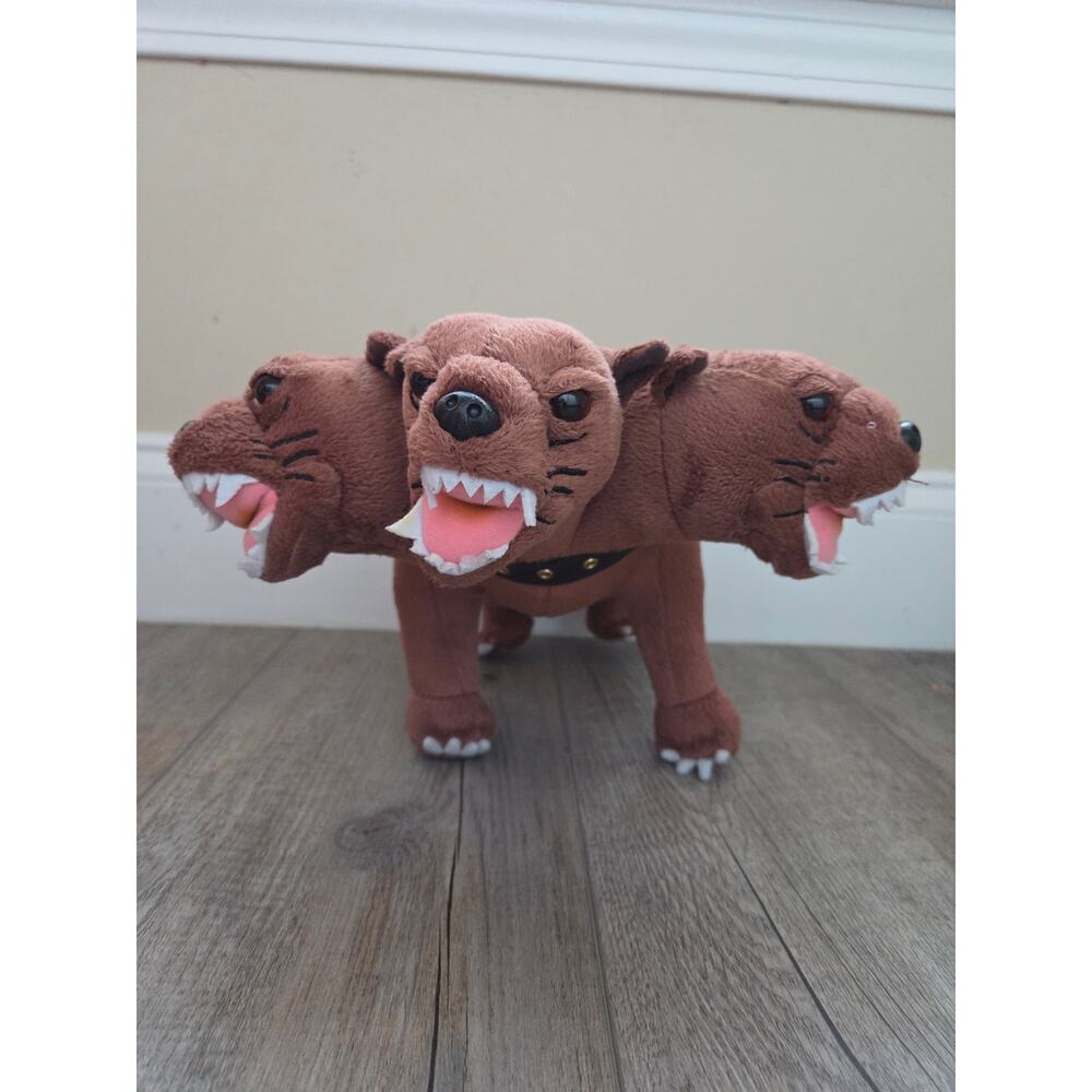 Harry Potter Fluffy Plush Three Headed Dog Warner Bros Wizarding World Rare